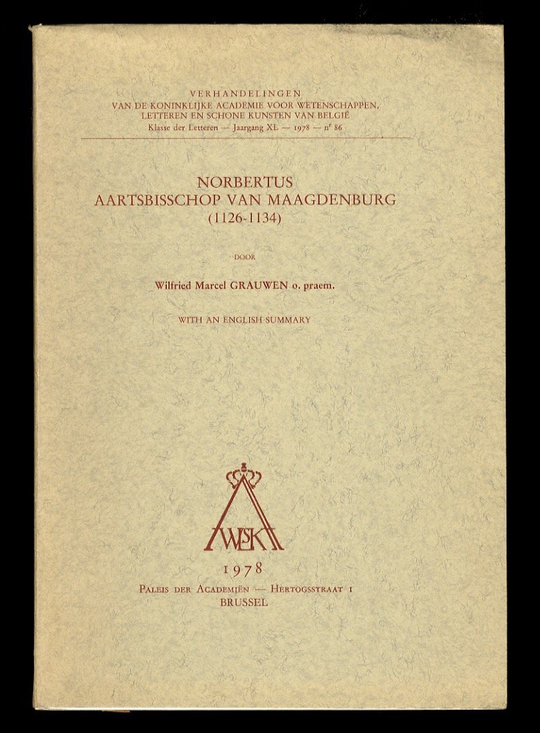 Norbertus Aartbisschop van Maagdenburg (1126-1134). With an English Summary. | Immagine principale