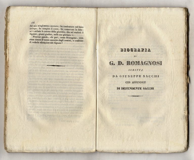 Notizia di G.D. Romagnosi [.] seconda edizione, con l'aggiunta di …