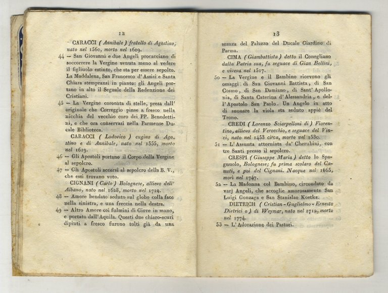 Notizie sulle pitture e statue della Ducale Galleria di Parma. | Immagine Gallery 2