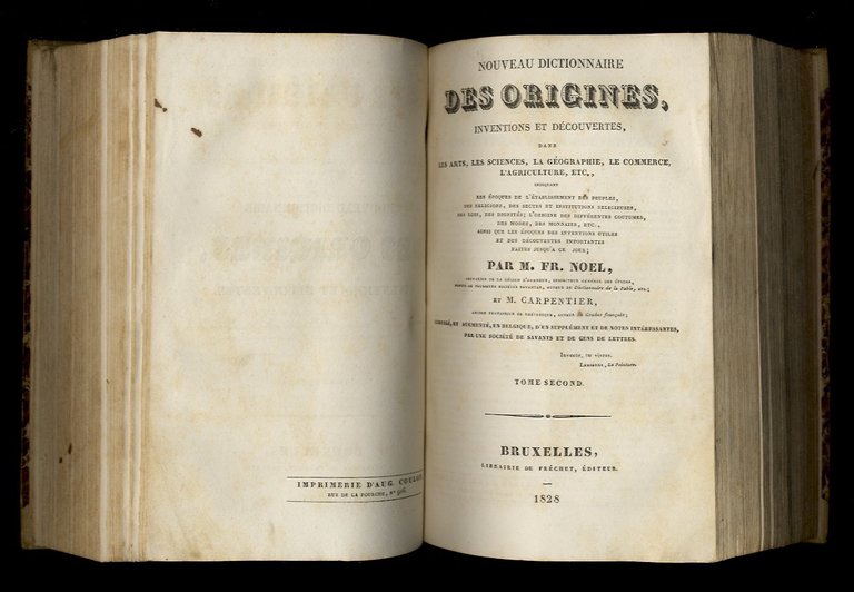 Nouveau dictionnaire des origines, inventions et decouvertes dans les arts, …