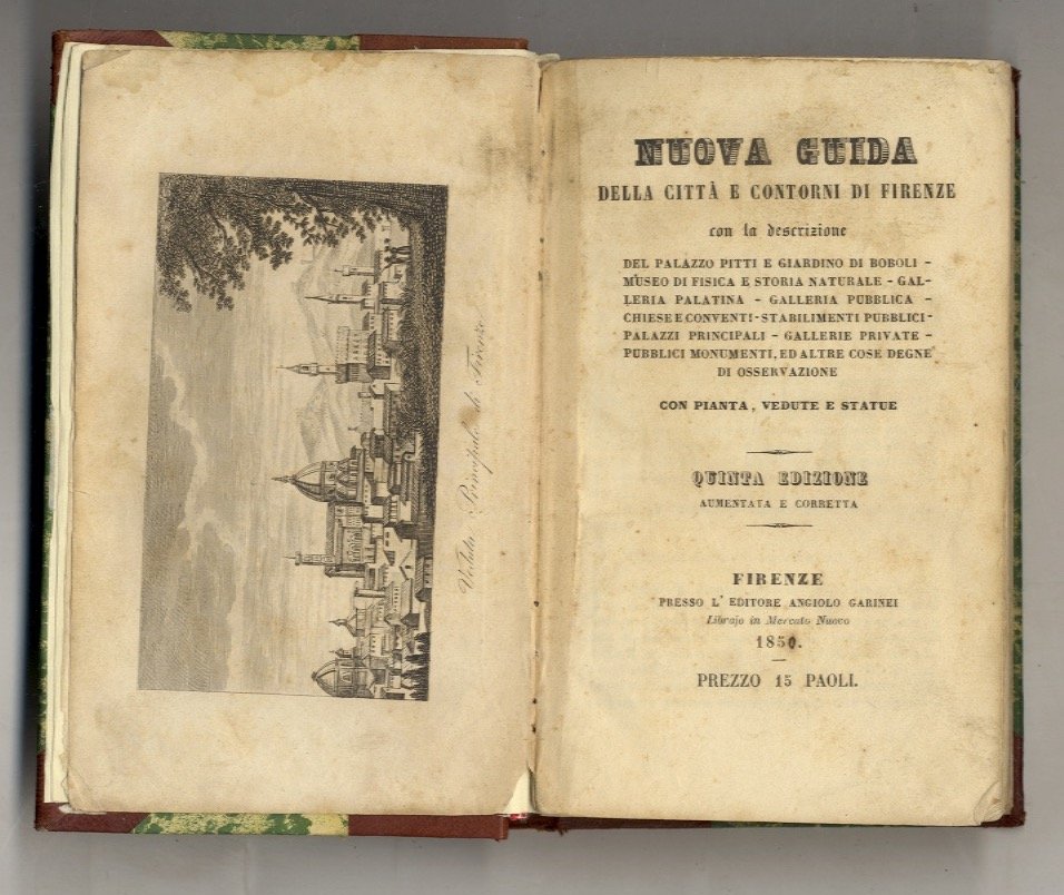 NUOVA guida della città e contorni di Firenze con la … | Immagine principale