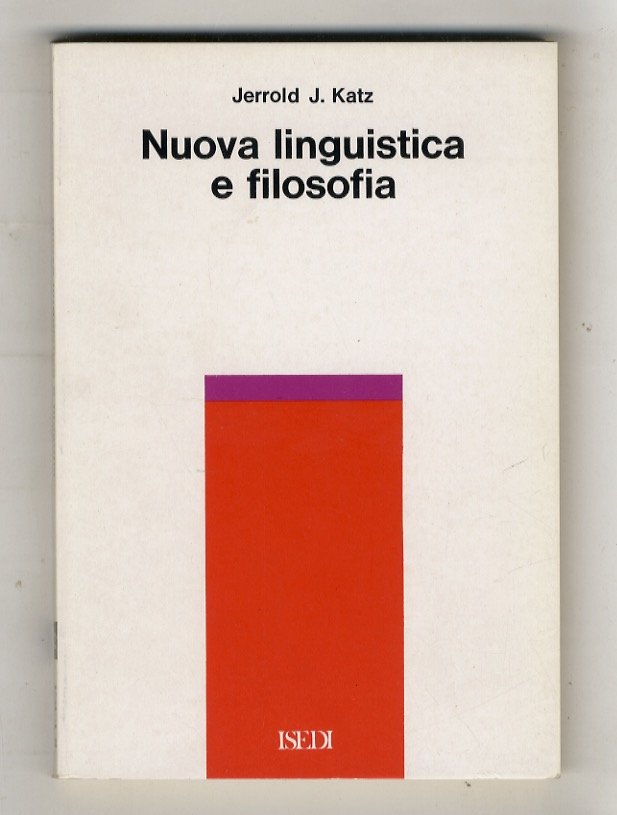 Nuova linguistica e filosofia.