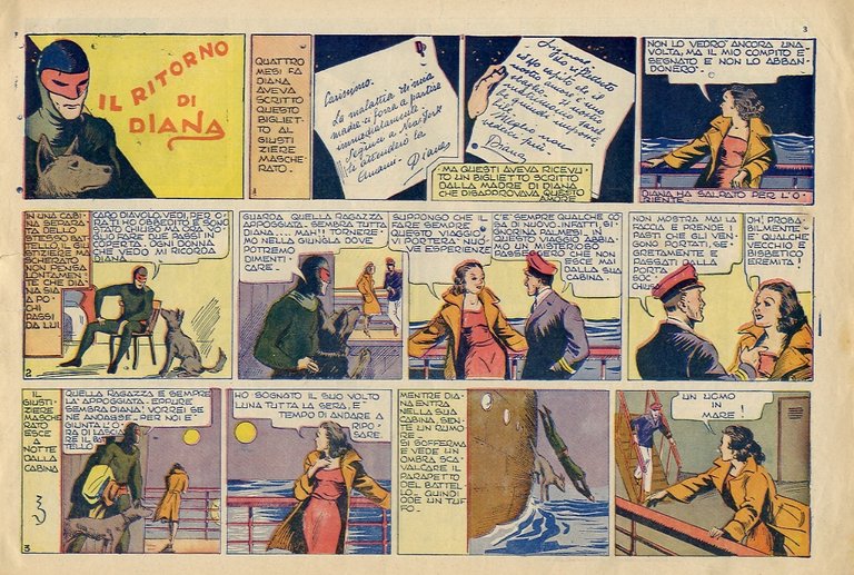 NUOVE avventure dell'Uomo Mascherato. Il ritorno di Diana.