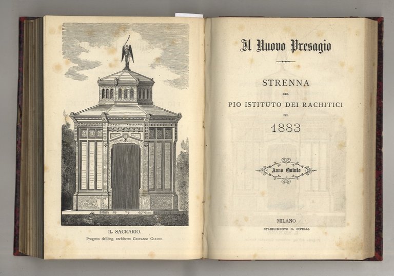 NUOVO (IL) presagio. Strenna del Pio Istituto dei Rachitici pel … | Immagine Gallery 4