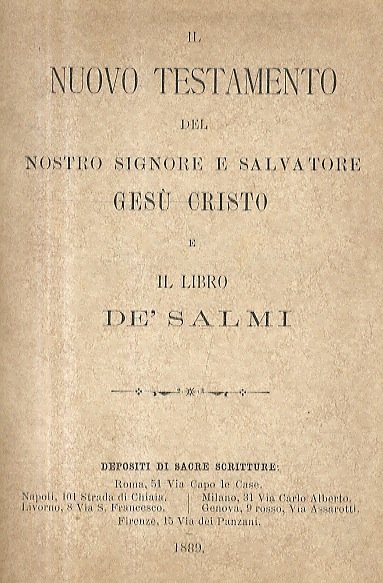 Nuovo (Il) Testamento del Nostro Signore e Salvatore Gesù Cristo …