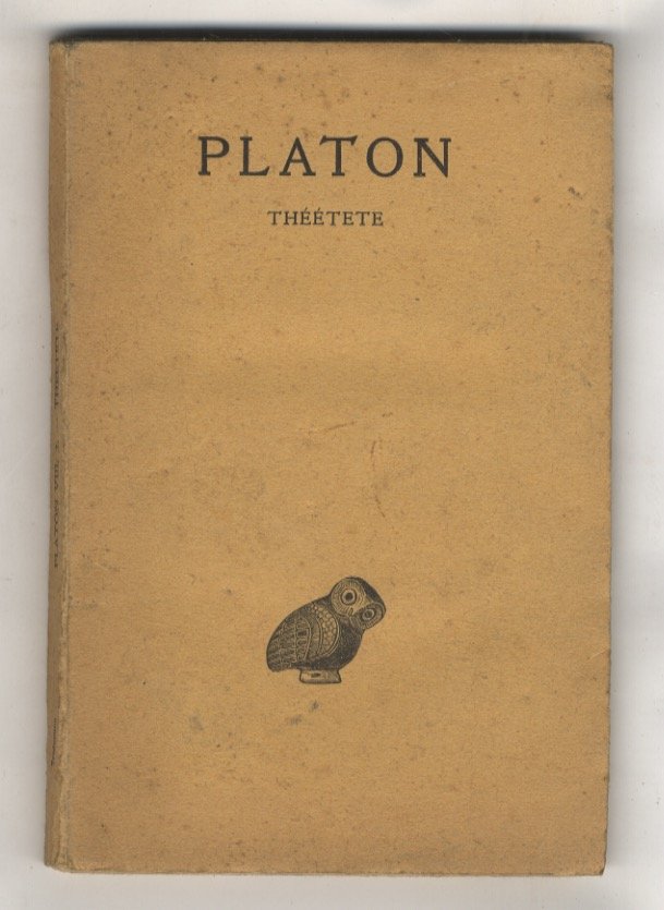 Oeuvres complètes. Tome VIII - 2e partie: Théétète. Text traduit …