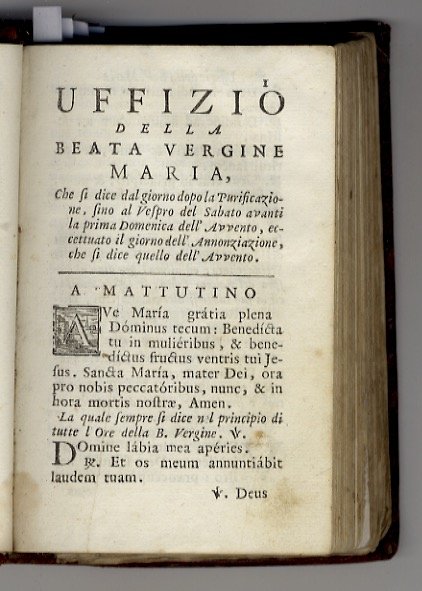 Officium Beatae Mariae Virginis S. Pii V. Pontificis maximi jussu …