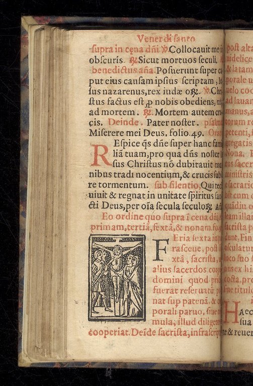 Officium hebdomadae sanctae, secundum consuetudinem Sancte Romanae Ecclesiae. A Dominica …