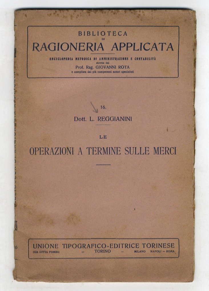 Operazioni a termine sulle merci.