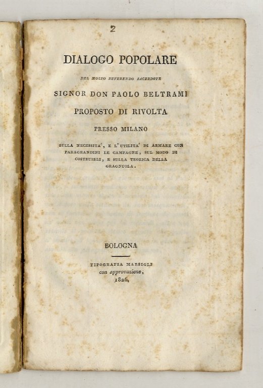 OPUSCOLI agronomi sulle cisterne d'ingrasso e sulla forma delle letamaje … | Immagine Gallery 3
