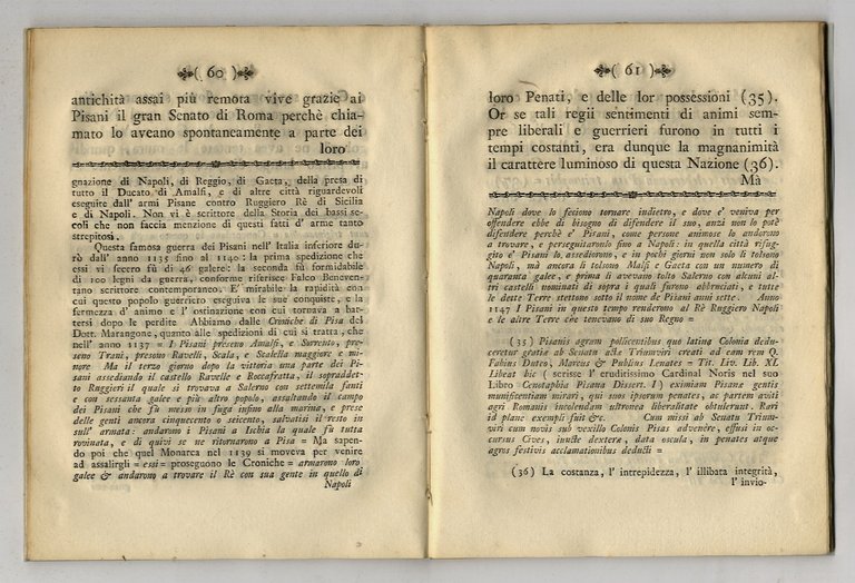 Orazione accademica sull'istoria militare pisana del dott. Gio. Batista Fanucci …