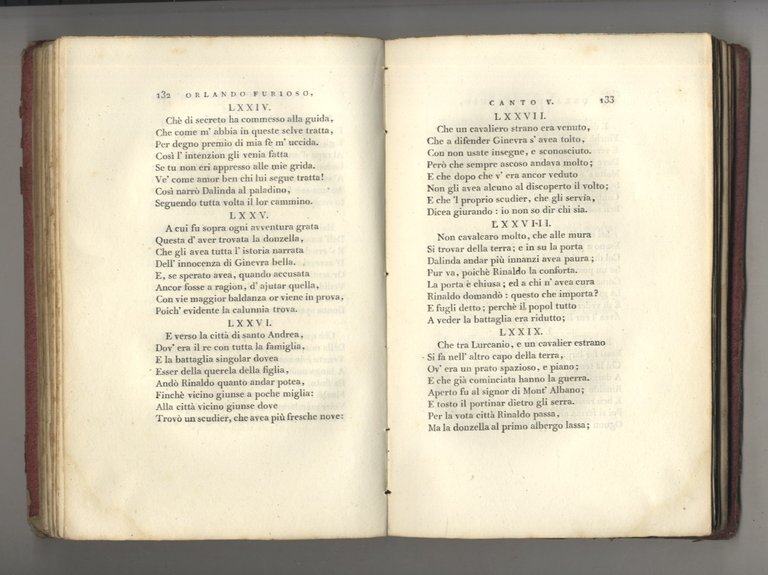 Orlando furioso di Lodovico Ariosto. Tomo primo [-secondo].
