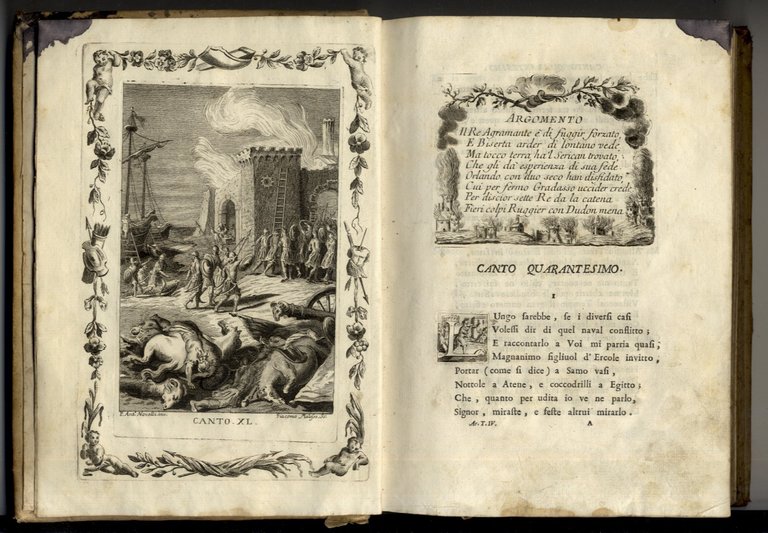 Orlando Furioso di M. Lodovico Ariosto. Tomo IIII.