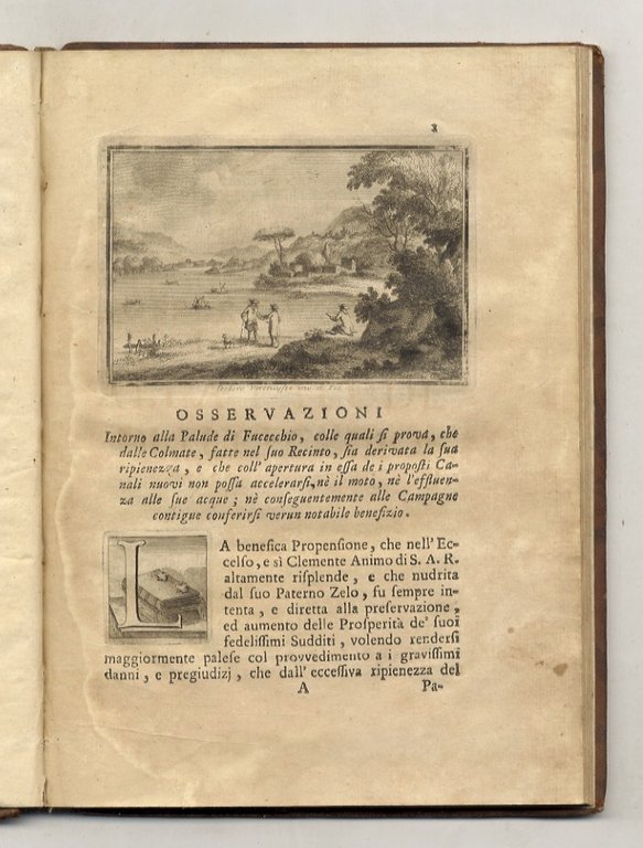 Osservazioni intorno alla palude di Fucecchio.