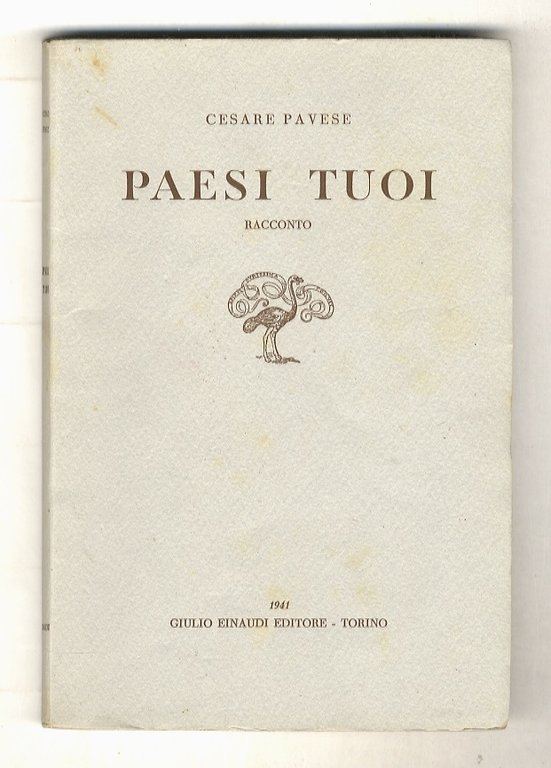 Paesi tuoi, racconto.