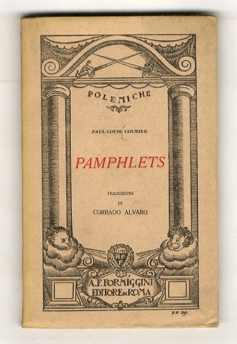 Pamphlets. Traduzione di Corrado Alvaro. | Immagine principale