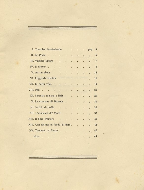 Pan numen inest. [Versi].