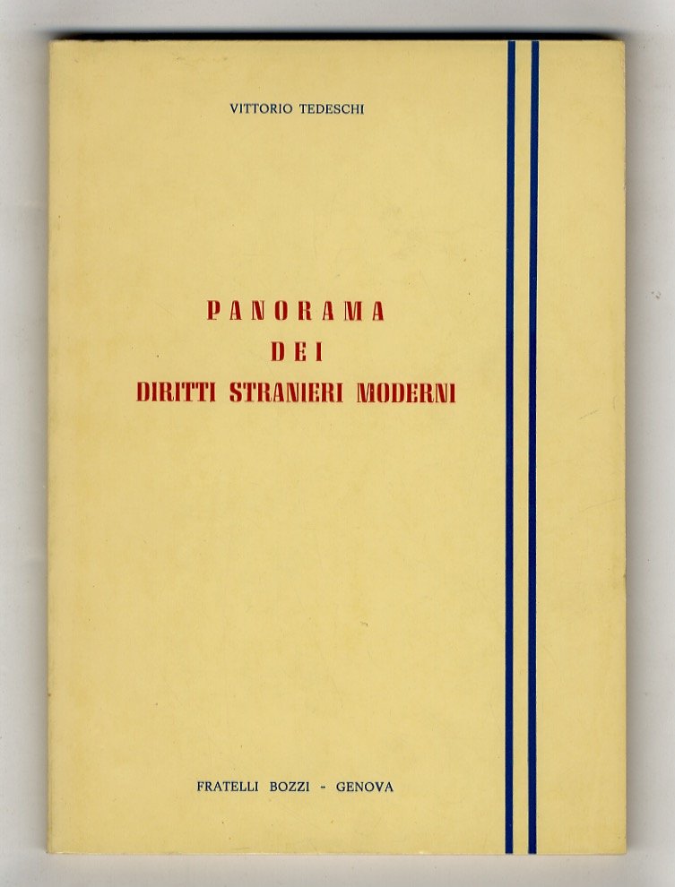 Panorama dei diritti stranieri moderni.