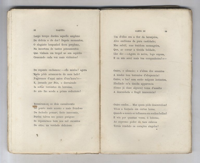 Paquita. Por Bulhão Pato. Seis cantòs. Com uma carta do …
