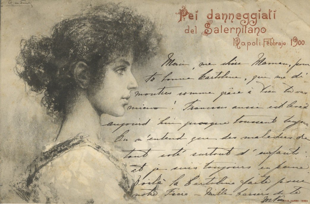 Pei danneggiati del Salernitano. Napoli febbraio 1900.