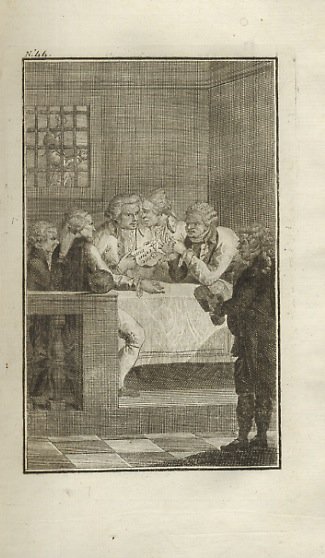 Persecuzioni di un francese costretto a litigare sotto il governo …