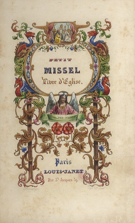 Petit missel. Livre d'eglise.