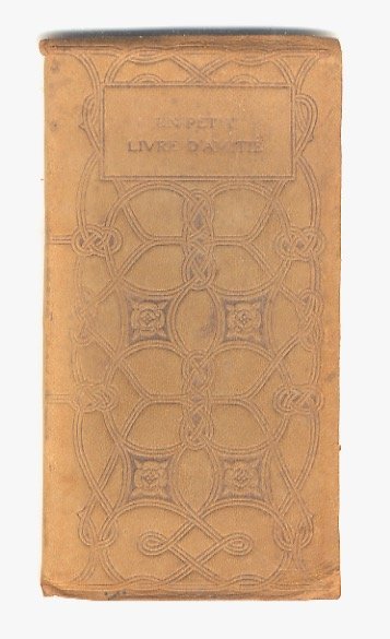 PETIT (UN) livre d'amitié.