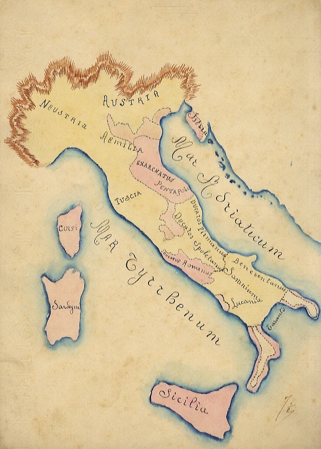 Piccolo atlante di geografia storica: l'Italia dall'antichità all' unificazione.