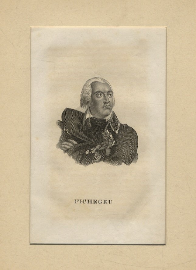 Pichegru. (Ritratto a mezzo busto di 3/4 verso destra, in …