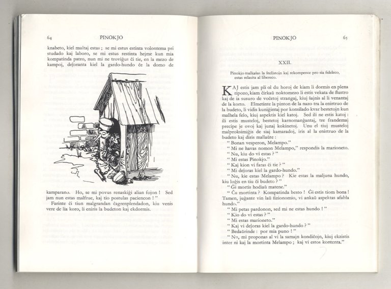 Pinokjo (Pinocchio). Tradukis el la itala originalo Mirza Marchesi. Ilustris …