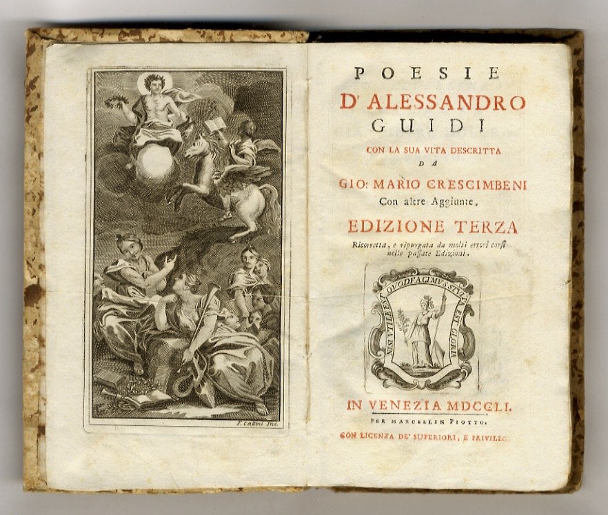Poesie d'Alessandro Guidi con la sua vita descritta da Gio. …