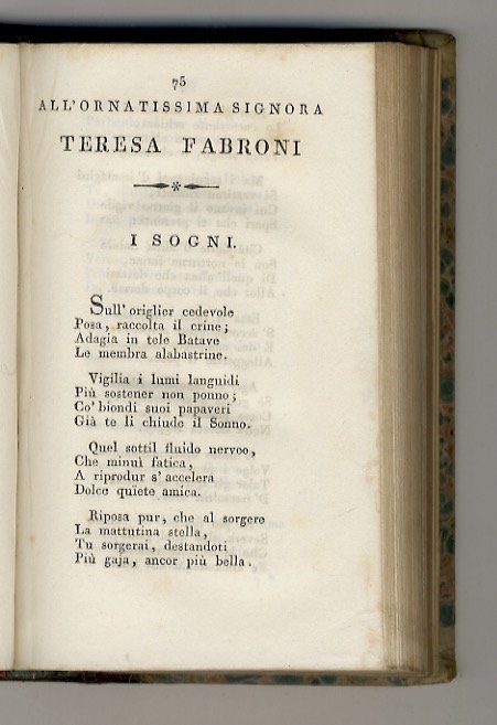 Poesie di Salomone Fiorentino. Tomo primo [- tomo secondo]. [Legato …