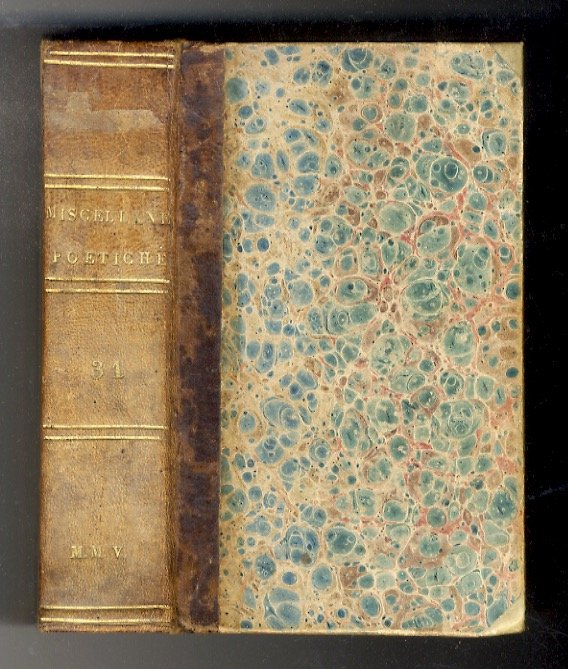 Poesie di Salomone Fiorentino. Tomo primo [- tomo secondo]. [Legato …