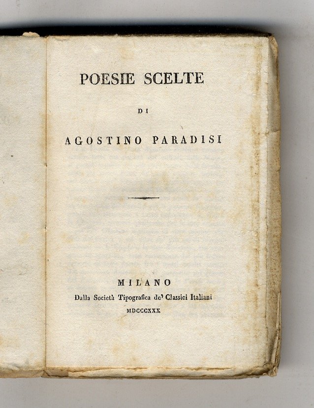 Poesie scelte (.).
