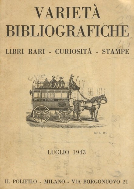POLIFILO (IL), Libreria antiquaria. Varietà bibliografiche. Libri rari. Curiosità. Stampe. …