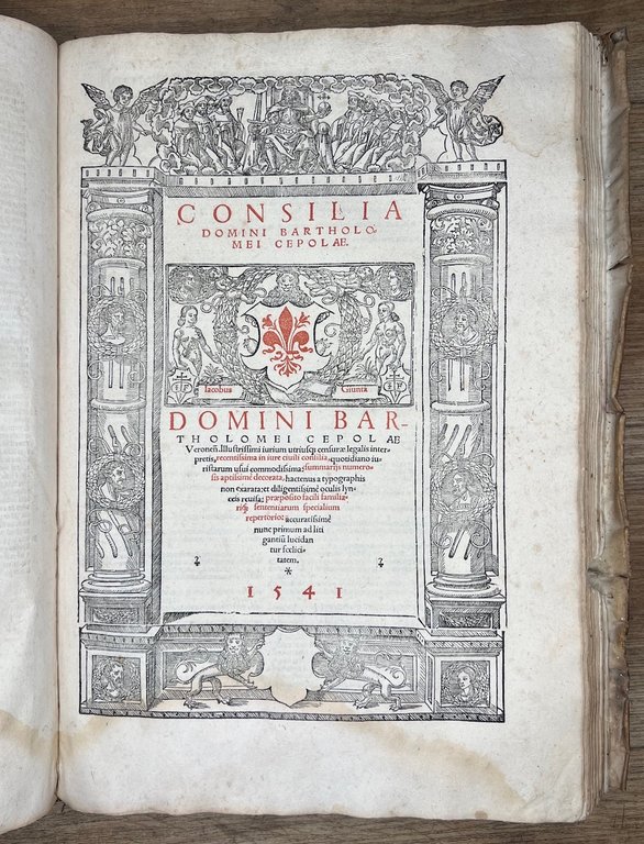 PONTANO Ludovico. Repertorium materiarum singularium in consilijs seu responsis iuris …