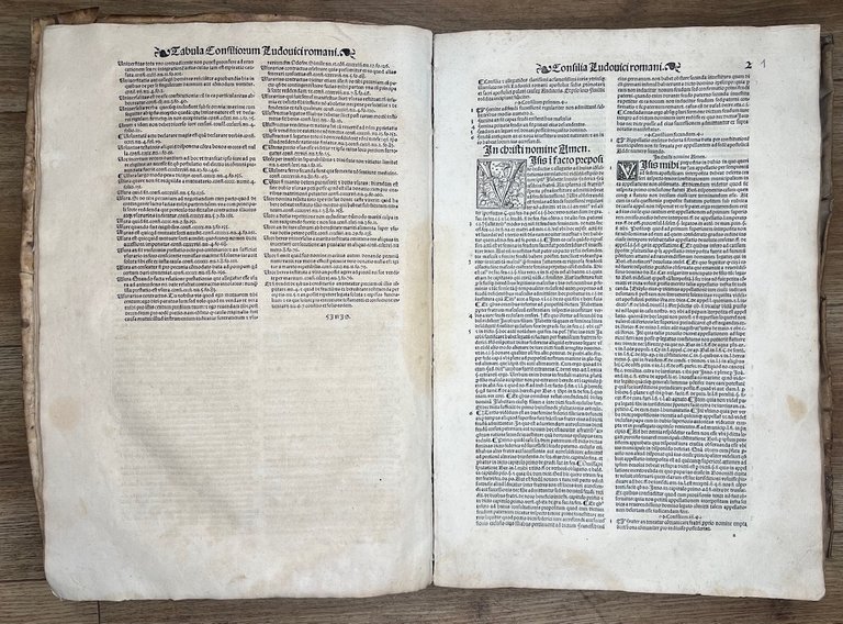 PONTANO Ludovico. Repertorium materiarum singularium in consilijs seu responsis iuris …