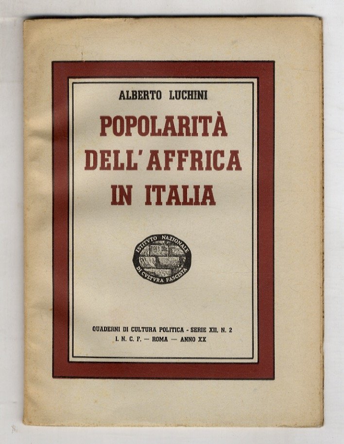 Popolarità dell'Affrica in Italia.