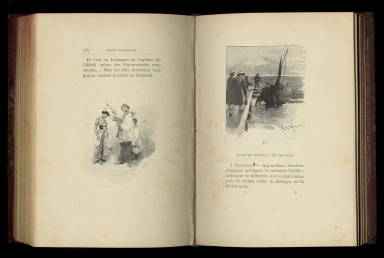 Port-Tarascon. Dernières aventures de l'illustre Tartarin. Dessins de Bieler, Conconi, …