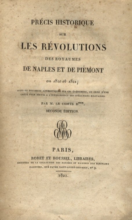 Précis historique sur les révolutions des royaumes de Naples et …