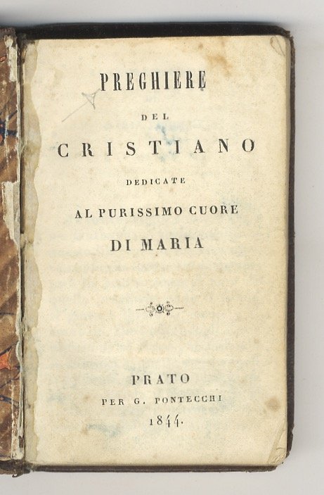 Preghiere del Cristiano dedicate al purissimo cuore di Maria.