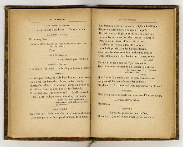 Prélude féerique. Conte bleu en vers.