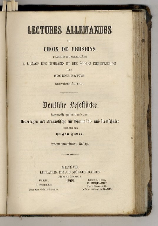 Premières leçons d'allemand ou Grammaire elementaire et pratique de la …