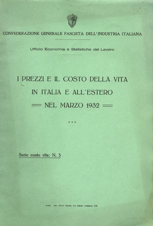 PREZZI (I) e il costo della vita in Italia e …
