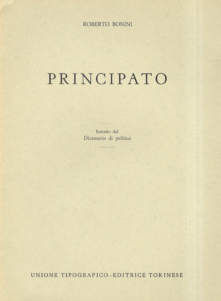 Principato. Unito dello stesso: Polis.