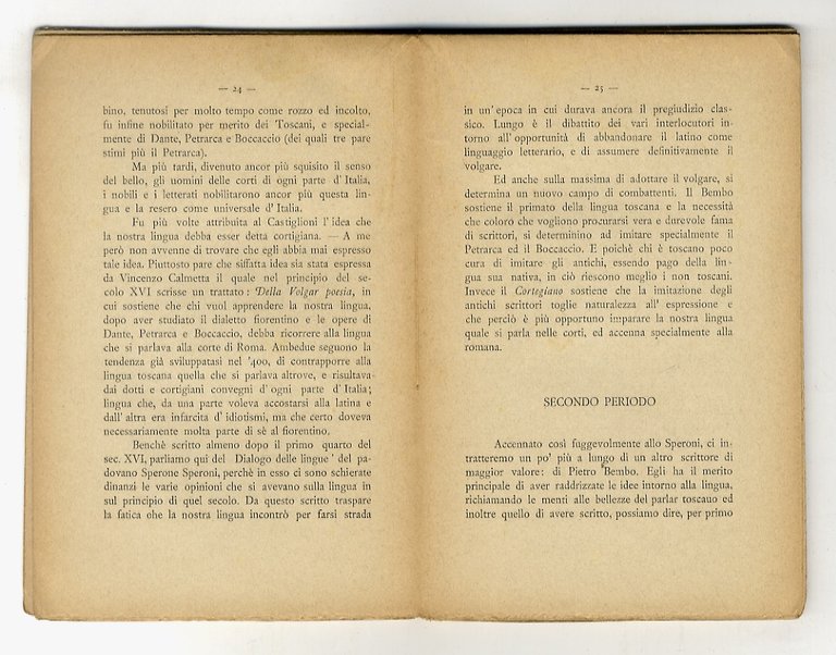 Pro e contro Firenze. Saggio storico sulla polemica della lingua.