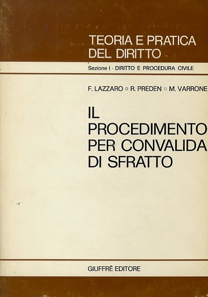 Procedimento per convalida di sfratto.