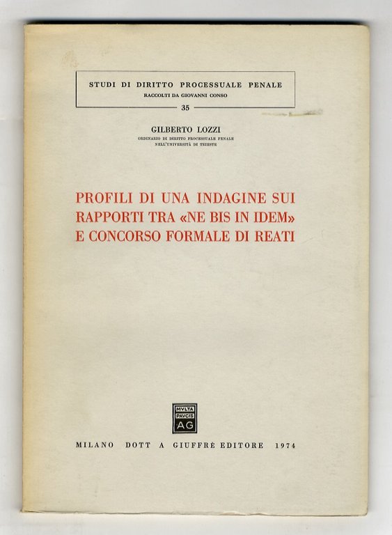 Profili di una indagine sui rapporti tra “ne bis in …