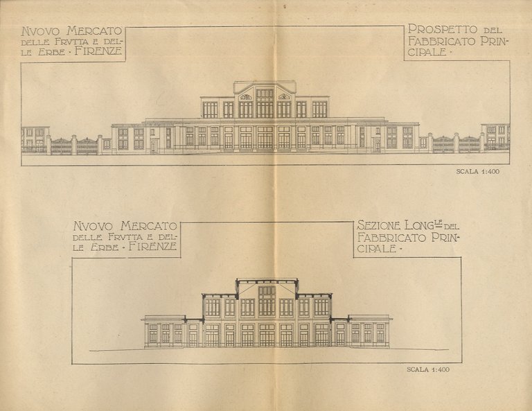PROGETTO per la costruzione a Firenze di un nuovo mercato …