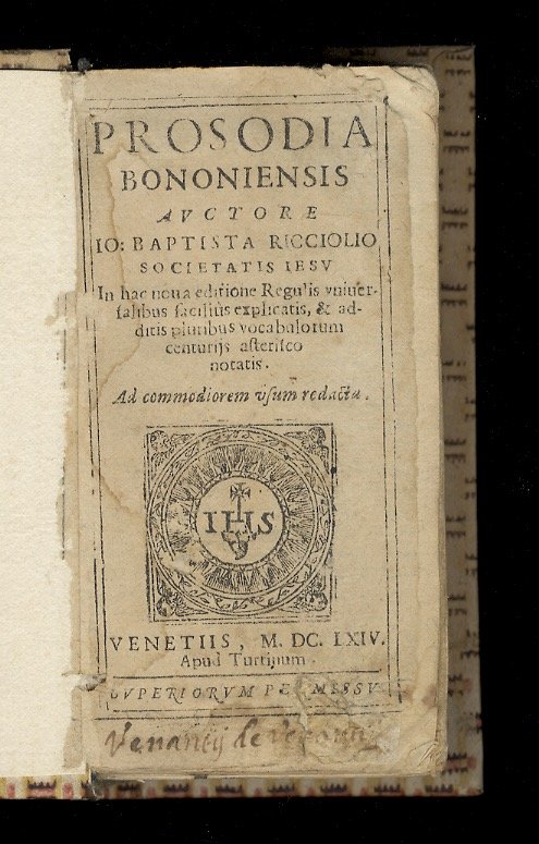 Prosodia bononiensis (.). | Immagine principale